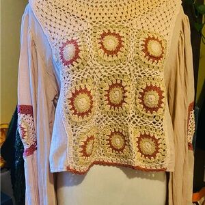 Zara Beige Knit Top